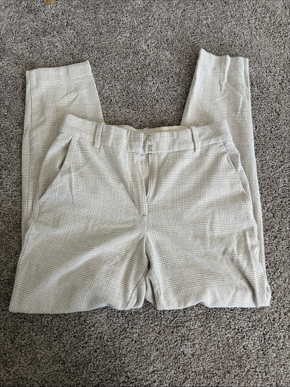 H&M Beige Textured Knit Skirt